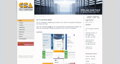Desktop Screenshot of csa-it.de